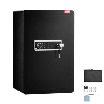 Coffre-fort à Porte Simple 99 L Clé et Mot de Passe