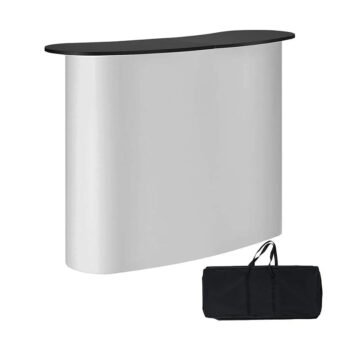 Comptoir d’exposition portable 1300 x 465 x 950 mm