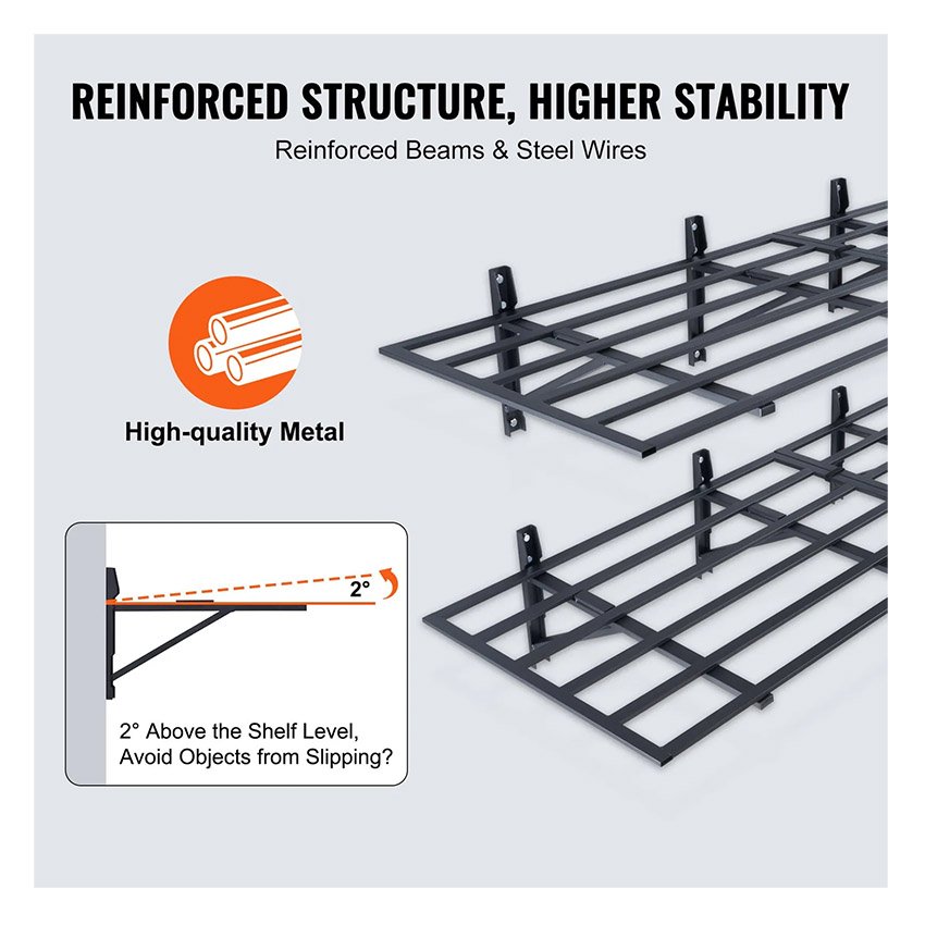 2 étagères de rangement pour garage 183 x 61 cm – Image 4