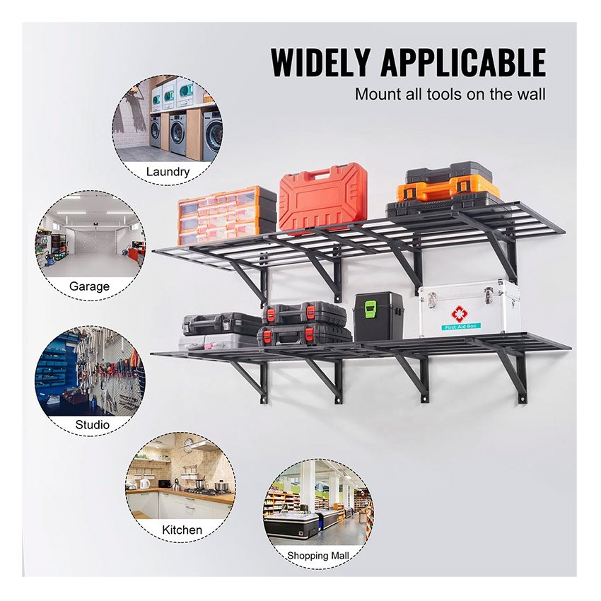 2 étagères de rangement pour garage 183 x 61 cm – Image 6