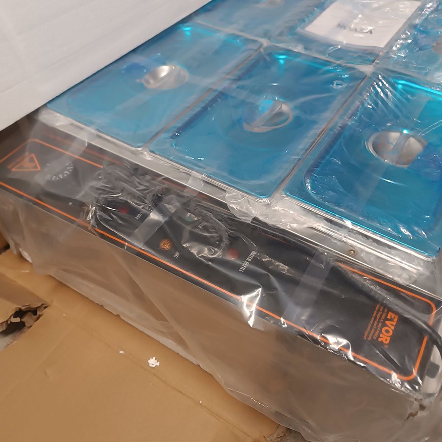 Chauffe-Plat Buffet Bain-Marie Électrique 9 Bacs de 4,7 L – Image 2