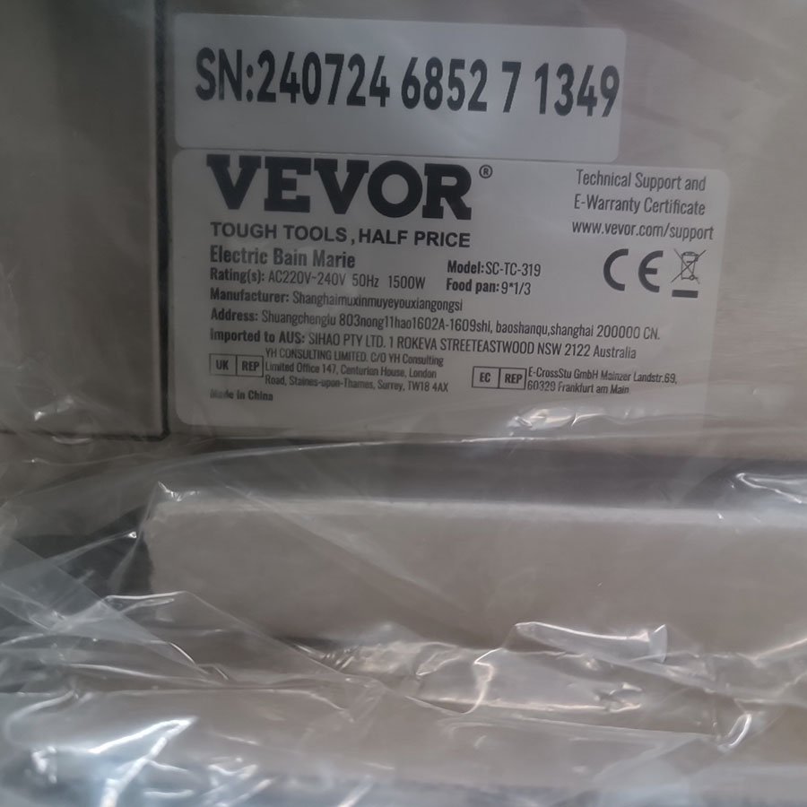 Chauffe-Plat Buffet Bain-Marie Électrique 9 Bacs de 4,7 L – Image 3