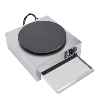 Plaque à crêpes professionnelle réglable 50-300°C 3000 W