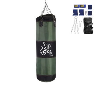 Sac de Sable à Crochet de Boxe Ensemble D&rsquo;entraînement