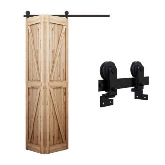 Rail Porte Coulissante Pliante 200 cm pour 2 portes