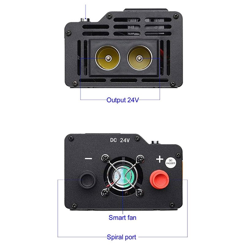 Onduleur sinusoïdal modifié DC 24V à AC 220V 6000W – Image 3