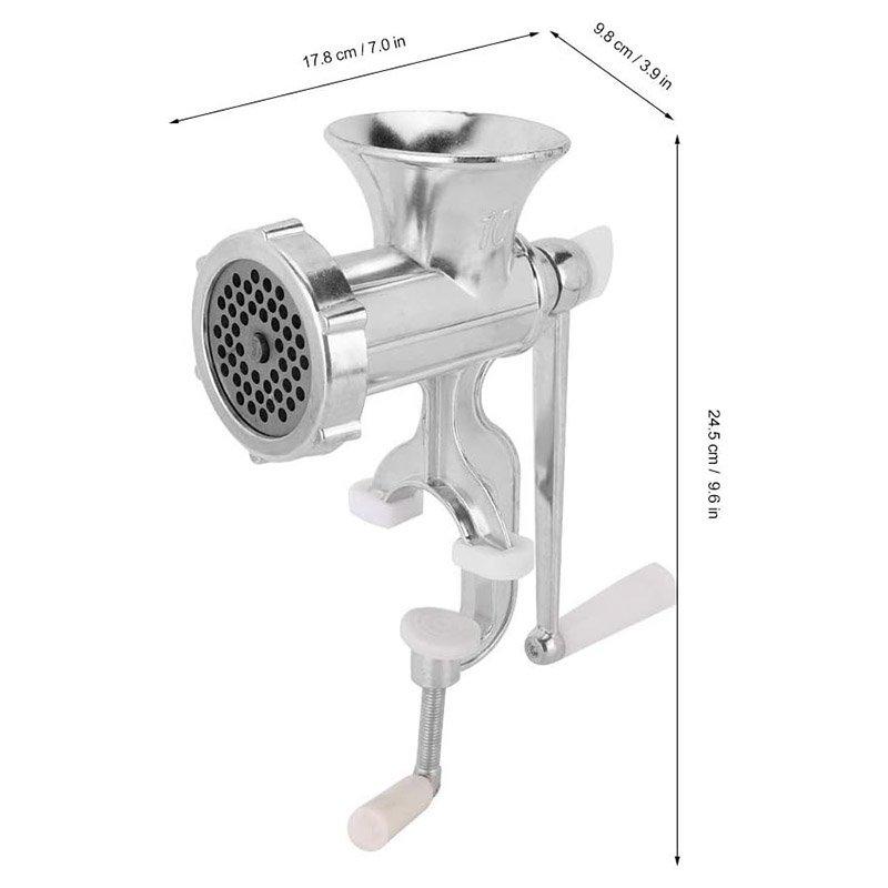 Hachoir à Viande Manuel Domestique Inox – Image 4