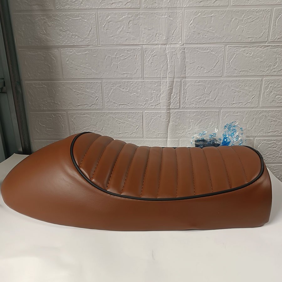 Siège de moto en cuir PU Vintage café Racer – Image 3