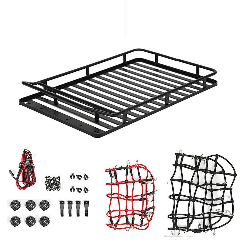 Porte-bagages de toit en métal 1/10 pour voitures RC