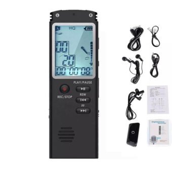 Mini dictaphone USB 16Go Enregistreur et lecteur
