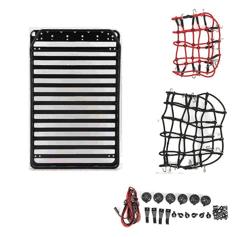 Porte-bagages de toit en métal 1/10 pour voitures RC – Image 2