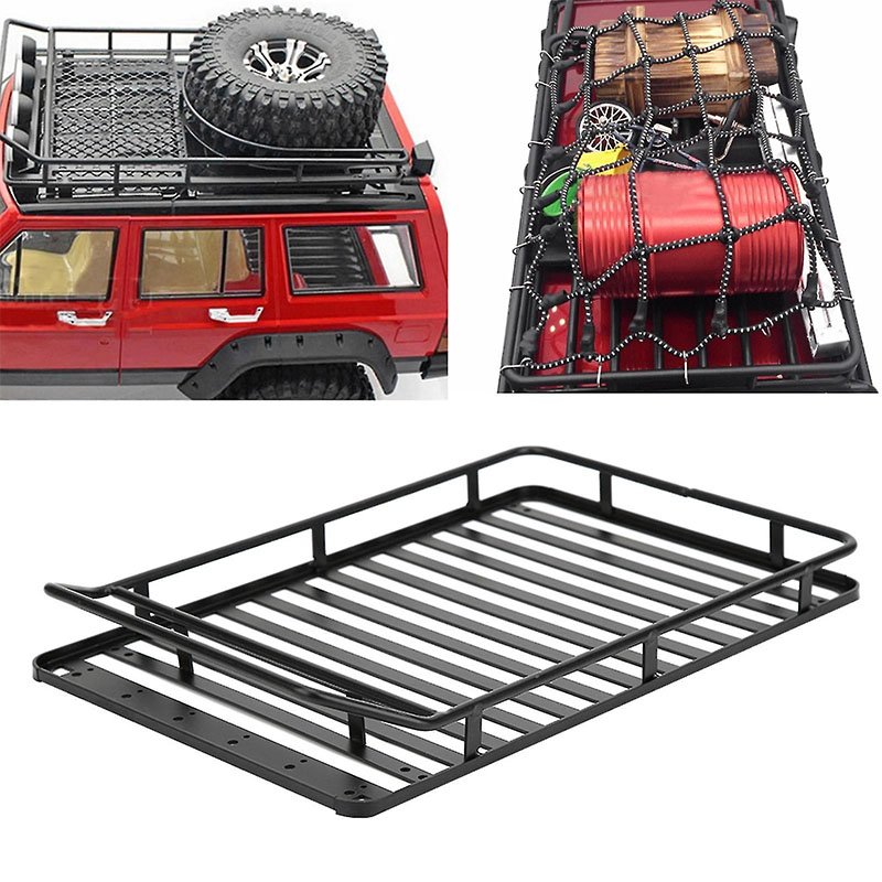Porte-bagages de toit en métal 1/10 pour voitures RC – Image 3