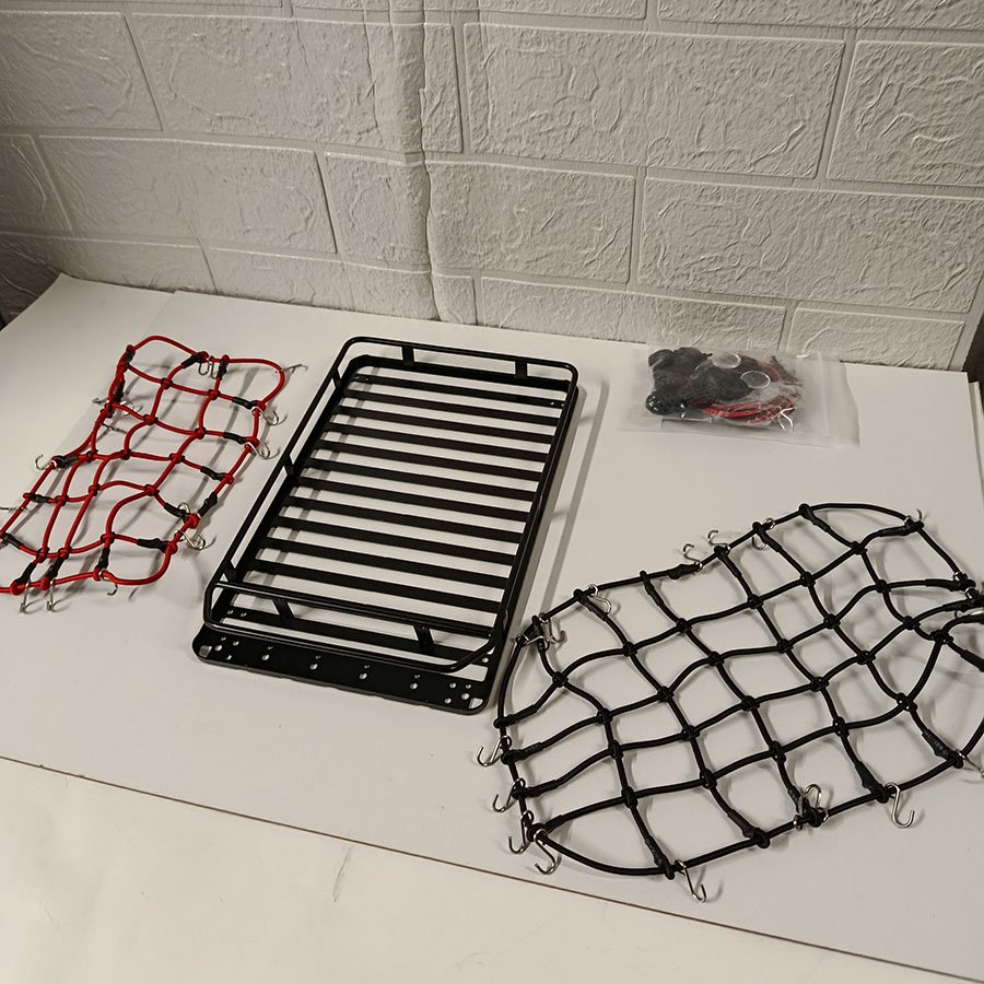 Porte-bagages de toit en métal 1/10 pour voitures RC – Image 4