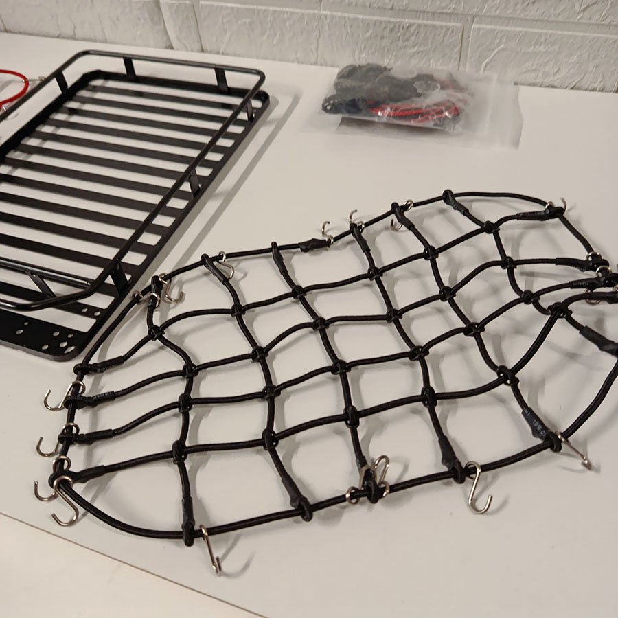 Porte-bagages de toit en métal 1/10 pour voitures RC – Image 5