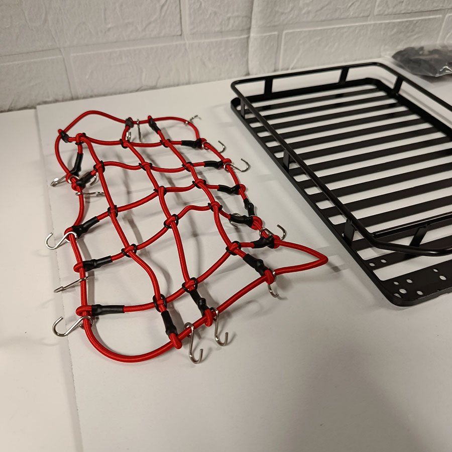 Porte-bagages de toit en métal 1/10 pour voitures RC – Image 6