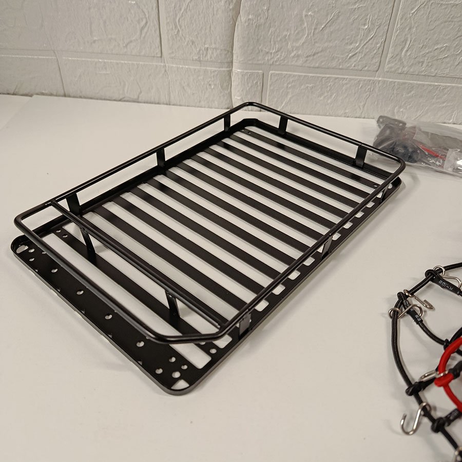 Porte-bagages de toit en métal 1/10 pour voitures RC – Image 9