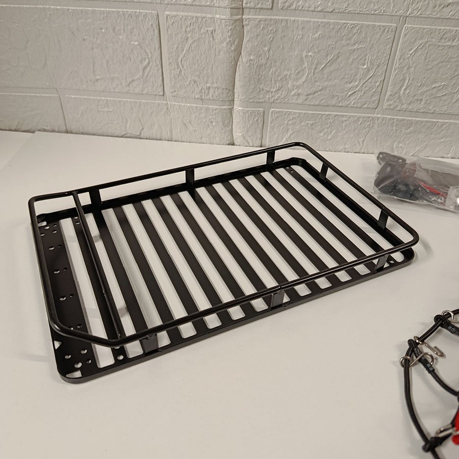 Porte-bagages de toit en métal 1/10 pour voitures RC – Image 10